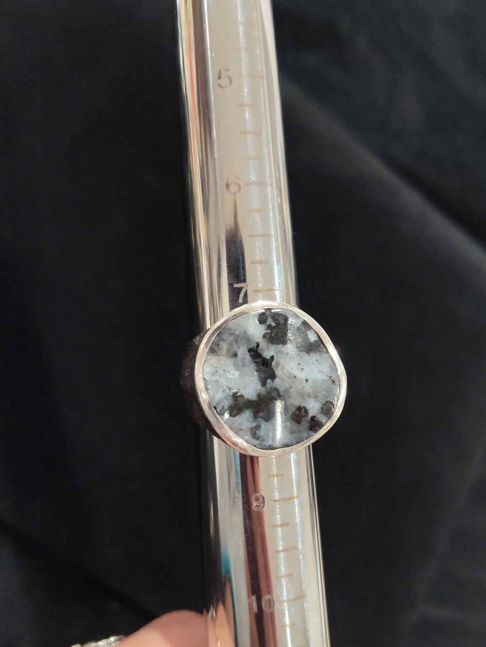 Silpada Stormy Nights Felspar Sterling Silver Ring - Picture 3 of 4